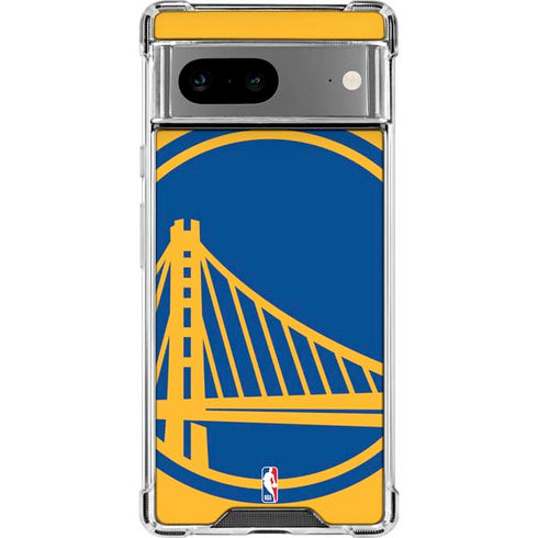 NBA Golden State Warriors Large Logo Google Pixel 8 Clear Case